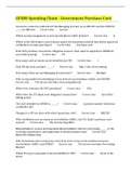 GFEBS Spending Chain - Government Purchase Card Q&A