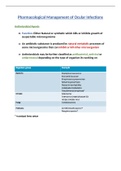 Pharmacological management of infections