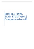 BIOS 256 FINAL EXAM STUDY Q&A &vert; Comprehensive ATI