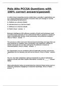 Palo Alto PCCSA Questions with 100- correct answers&lpar;passed&rpar;&period;