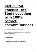 PAN PCCSA Practice Test Study questions with 100- correct answers&lpar;passed&rpar;&period;