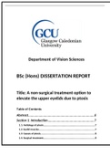 Full dissertation report on Ptosis crutch