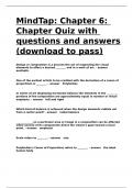 MindTap Chapter 6 Chapter Quiz with questions and answers &lpar;download to pass&rpar;