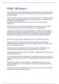 POSC 100 Exam 1 Latest&lpar;2025&sol;2026&rpar; Questions and Answers 100&percnt; Correct&period;