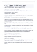 Calt Alliance Exam with Complete Questions and Answers &lpar;Graded A&rpar;
