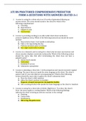 ATI RN PROCTORED COMPREHENSIVE PREDICTOR FORM A-QUESTIONS WITH ANSWERS &lpar;RATED A&plus;&rpar;