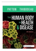 TEST BANK FOR HUMAN BODY IN HEALTH AND DISEASE 7TH EDITION PATTON>CHAPTER 1-25 <COMPLETE, DOWNLOAD TO PASS.