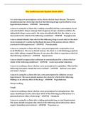 The Cardiovascular System Exam 2023 