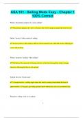 ASA 101 - Sailing Made Easy - Chapter 1  100&percnt; Correct