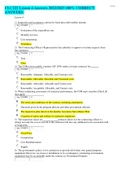 CLC222 Lesson 4 Answers 2022&sol;2023 100&percnt; CORRECT ANSWERS 
