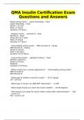 QMA INSULIN EXAMS 