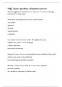 N313 Exam 1 questions with correct answers