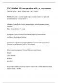 N313 Module 3 Exam questions with correct answers&period;