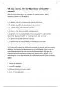 NR 222 Exam 2 &lpar;Review Questions&rpar; with correct answers