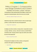 PHRca Questions and Correct Verified Answers Latest Version