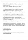 NUR 1025 Exam 2 Labor&sol;Delivery questions with correct answers