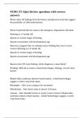 NURS 371 Quiz Review questions with correct answers&period;