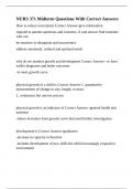NURS 371 Midterm Questions With Correct Answers&period;