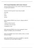 N371 Exam II Questions with Correct Answers