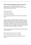 N371&colon; Final Exam Questions with correct answers