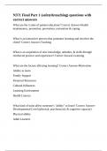 N371 Final Part 1 &lpar;safety&teaching&rpar; questions with correct answers
