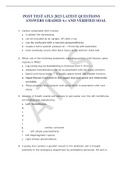 POST TEST ATLS 2023 LATEST QUESTIONS ANSWERS GRADED A+ AND VERIFIED SOAL