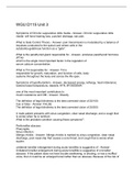 WGU D115 Unit 3