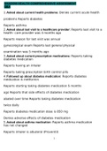 SHADOW HEALTH COMPREHENSIVE ASSESSMENT QUESTIONS AND ANSWERS GRADED A&plus;
