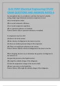 Q-01 FDNY &lpar;Electrical Engineering&rpar; STUDY  EXAM QUESTIONS AND ANSWERS RATED A 