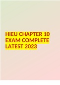 HIEU 201 CHAPTER 10 EXAM COMPLETE LATEST 2023