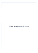 ATI TEAS 7 Math Questions with Answers