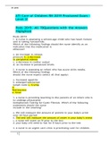 ATI Care of Children RN 2019 Proctored Exam - Level 3&excl;   Peds 2019&period; All 70Questions with the Answers Higlighted