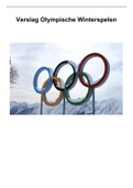 Verslag Olympische Winterspelen 