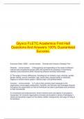   Glynco FLETC Academics First Half Questions And Answers 100&percnt; Guaranteed Success&period;