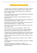 California State Component Test 2023