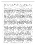 data structure and algorithms