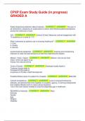 CPXP Exam Study Guide &lpar;in progress&rpar; GRADED A