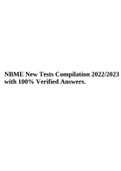 NBME New Tests Compilation 2022&sol;2023 with 100&percnt; Verified Answers&period;