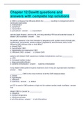 Chapter 12 Dewitt questions and answers with complete top solutions
