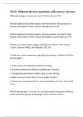 N313&colon; Midterm Review questions with correct answers