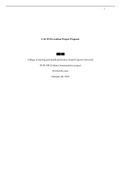 NUR 590 Topic 8 Assignment; Benchmark - CAUTI Prevention Project Proposal Final Paper