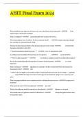 American Home Inspector Training &lpar;AHIT&rpar; Final Exam Review 2024 Updated&period;