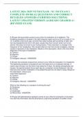 LATEST 2024 &sol;2025 NU518 EXAM &sol; NU 518 EXAM 2  COMPLETE 450 REAL QUESTIONS AND CORRECT  DETAILED ANSWERS &lpar;VERIFIED SOLUTIONS&rpar;  LATEST UPDATED VERSION &vert;ALREADY GRADED A&plus;  &lpar;REVISED EXAM