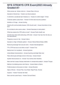 NYS CFR&lpar;NYS CFR Exam&rpar;2023 Already Graded A&plus;