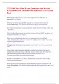 NIMS-IS 200&period;c Final Exam Questions with Revised Correct Detailed Answers with Rationales Guaranteed Pass 