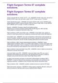 Flight Surgeon Terms 87 complete solutions&period;