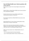 Nurs 314 Mental health exam 1 theories questions with correct answers&period;