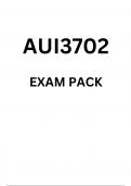 AUI3702 EXAM PACK 2025  {QUESTIONS AND ANSWERS }