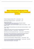   Alteryx Advanced Certification Prep Questions And Answers 100&percnt; Guaranteed Success&period;