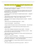 Kyle Epic CLN 251-252 Exam Prep&sol;44 Questions and Answers